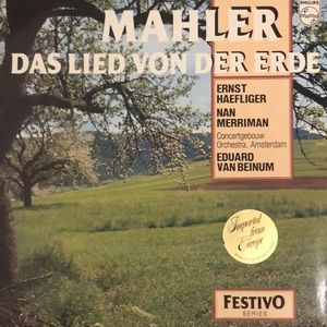 Mahler Das Lied Von Der Erde Vinyl Lp